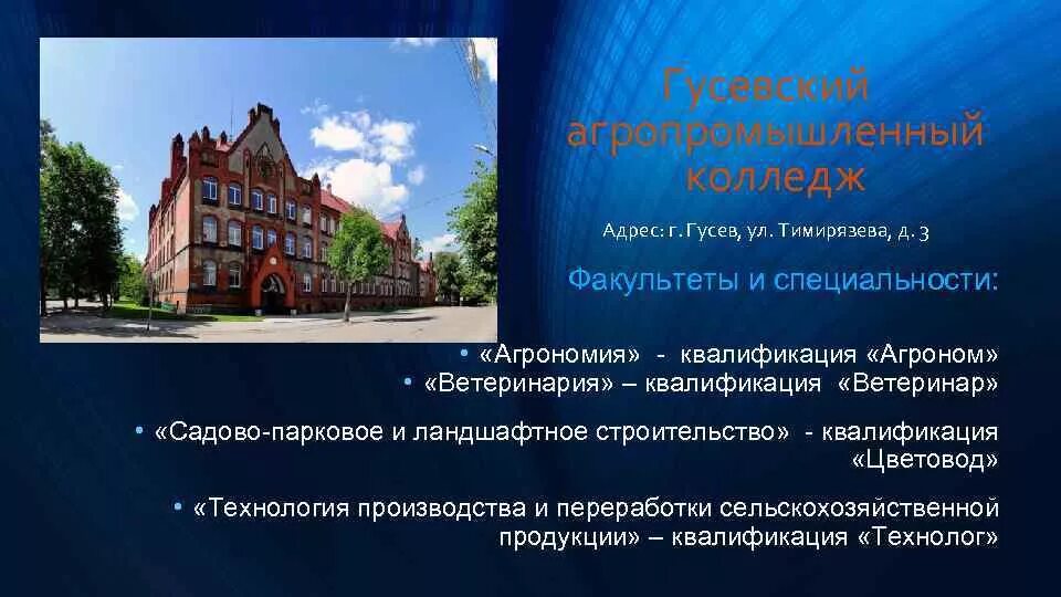 Гусев описание. Техникум г. Гусев Калининградской области. Агропромышленный колледж Гусев Калининградская область. ГАПК Гусев. Колледж в Гусеве Калининградской области.