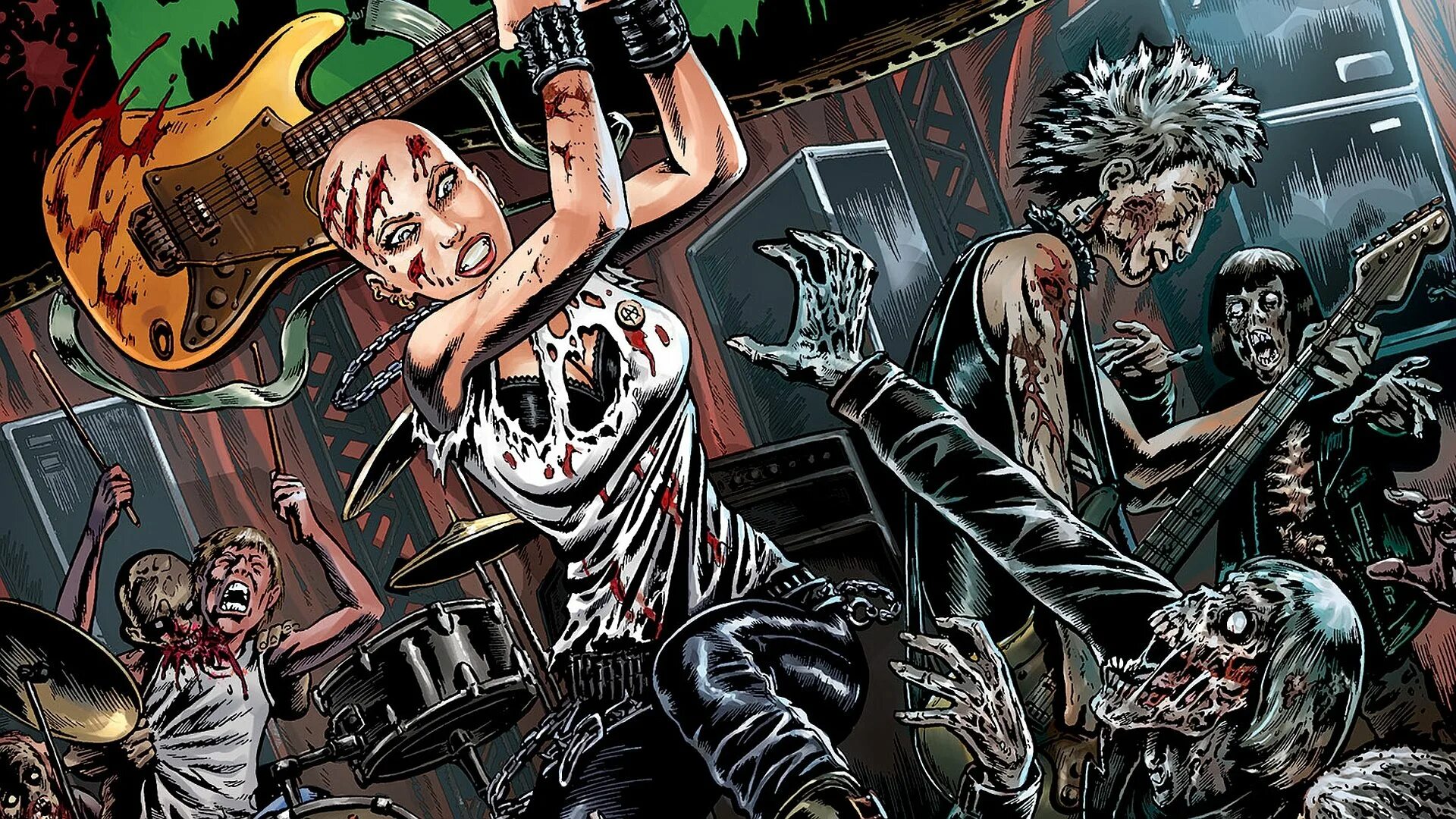 рок обои на телефон. панк на рабочий стол. панк рок группа the casualties. панк на рабочий стол. фон в стиле панк.