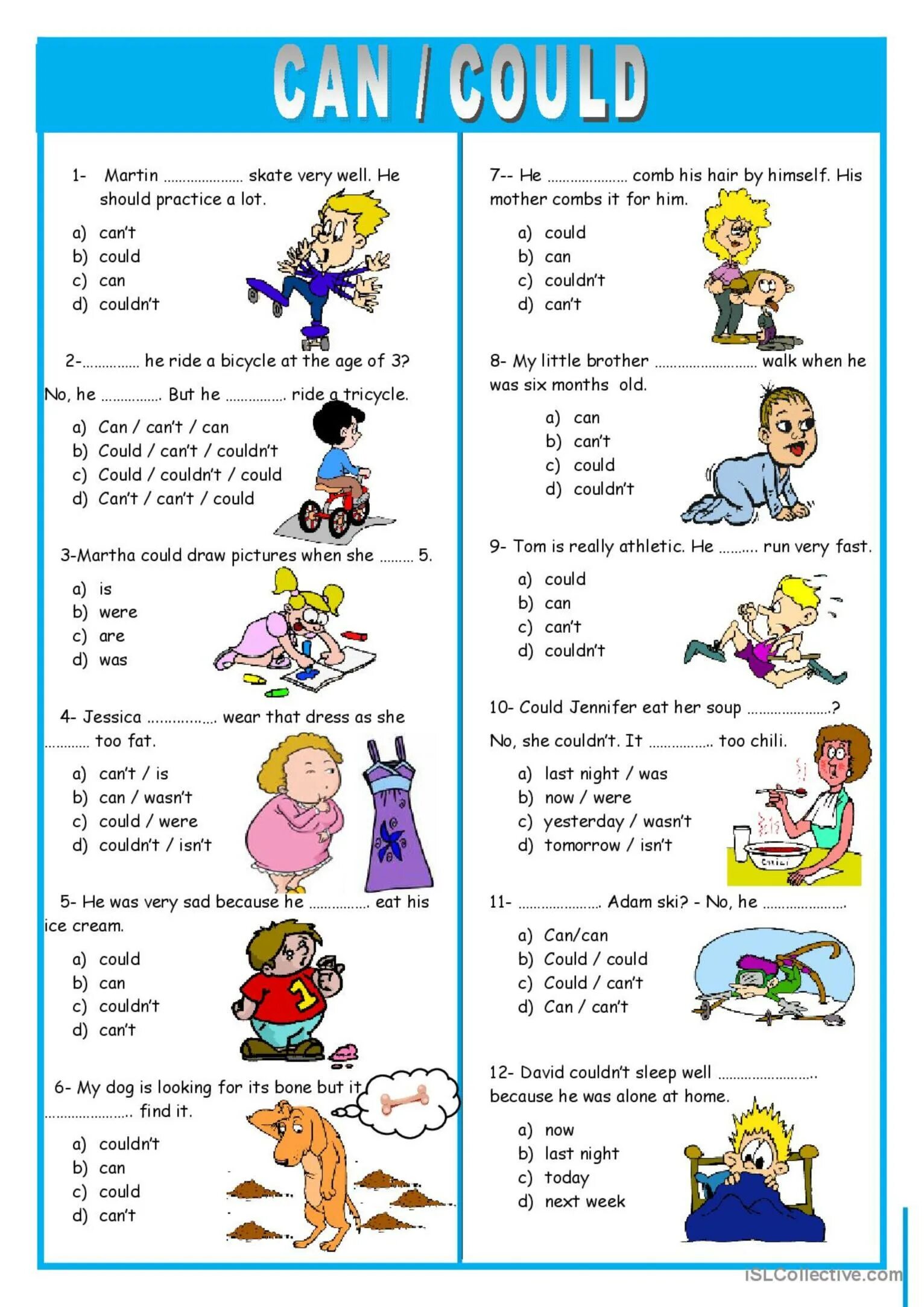 He couldn t see because. Can could упражнения. Can can't упражнения. Can английский Worksheets. Глагол can Worksheets.