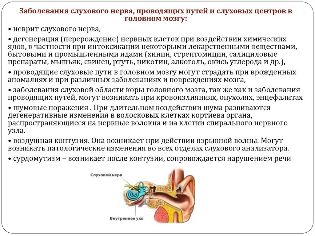 Слухового анализатора нарушения болезни. Патология слухового нерва. Слуховой нерв симптомы поражения неврология. Слуховой анализатор анализатор. Нарушения слуховых функций