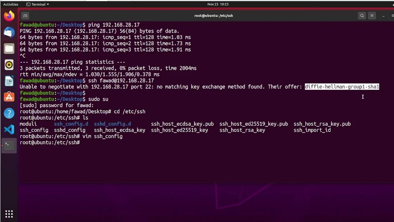 Ssh no matching host key type found. Sha-1.