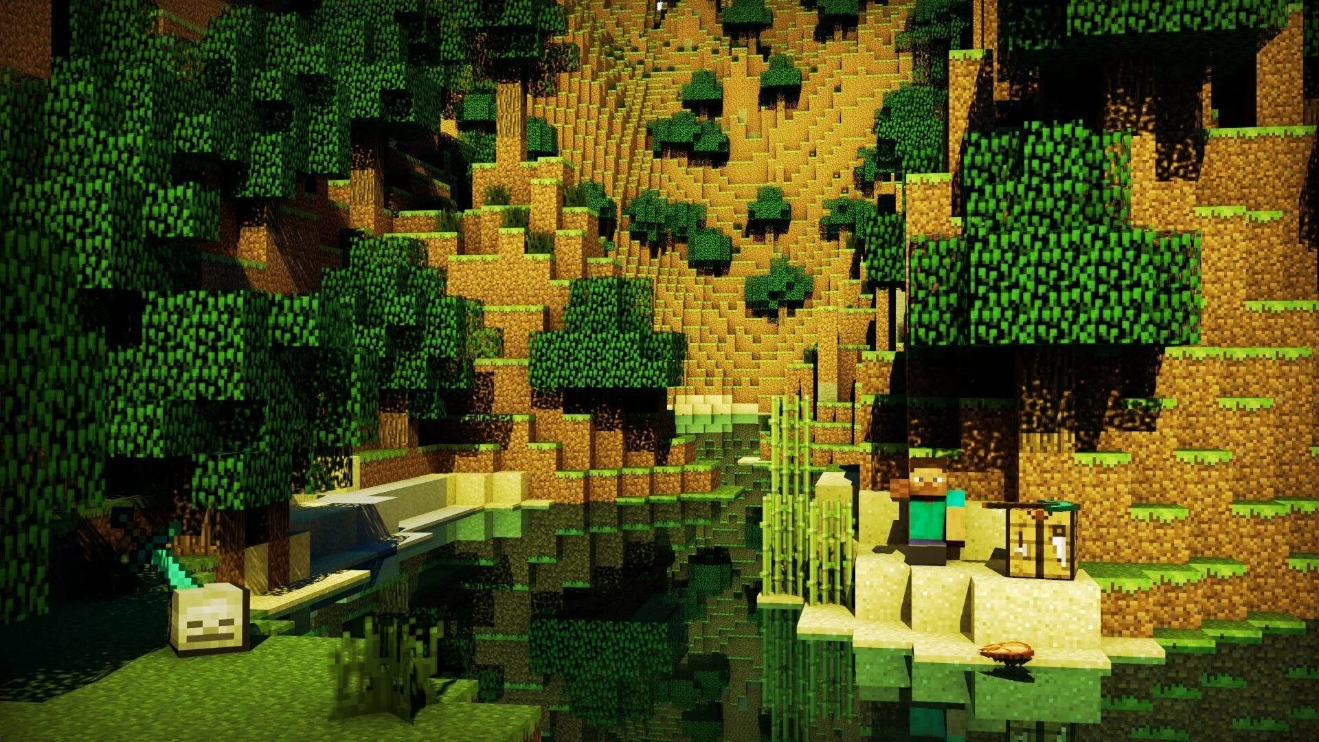Игра стиле minecraft