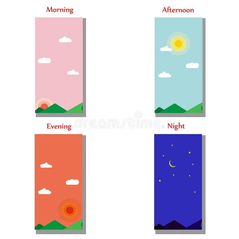 Утро, день, вечер, ночь. Morning afternoon Evening Night карточки. Morning afternoon Evening Night for Kids. Morning Day afternoon Evening Night. Noon afternoon