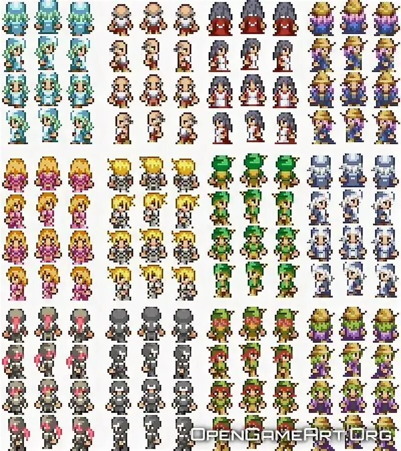 Sprite game maker. Sprite sheet персонаж rpg. спрайт 32x32. тайлсет 32x32. рпг мейкер спрайты персонажей.