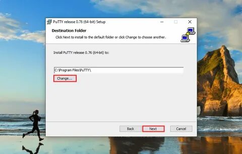 Putty windows 10