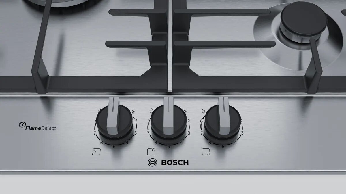 Газовая варочная панель Bosch pcc6a5b90. Газовая варочная поверхность Bosch pcc615b90e. Варочная поверхность Bosch PCC 615 b90e. Газовая варочная панель 3 конфорки Bosch.