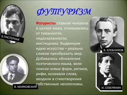 Тема футуризма