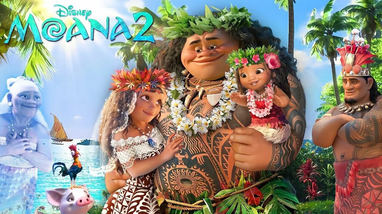 Муана 2 дата. Моана 2 Мауи. Дисней Моана 2 Мауи. Дочь Моаны и Мауи.