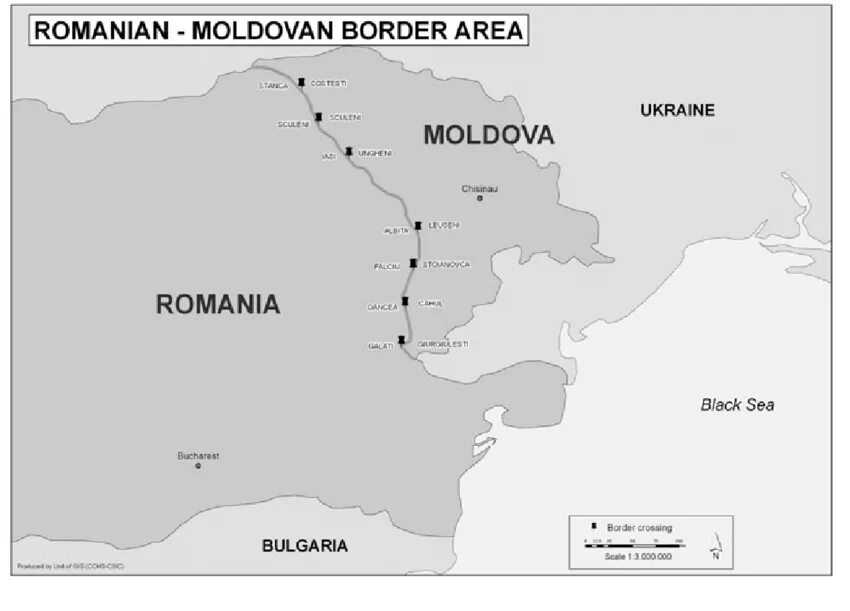 Moldova–Romania border. Карта Молдовы и Румынии. Молдавия и Румыния на карте. Граница Украины и Румынии на карте. Border area