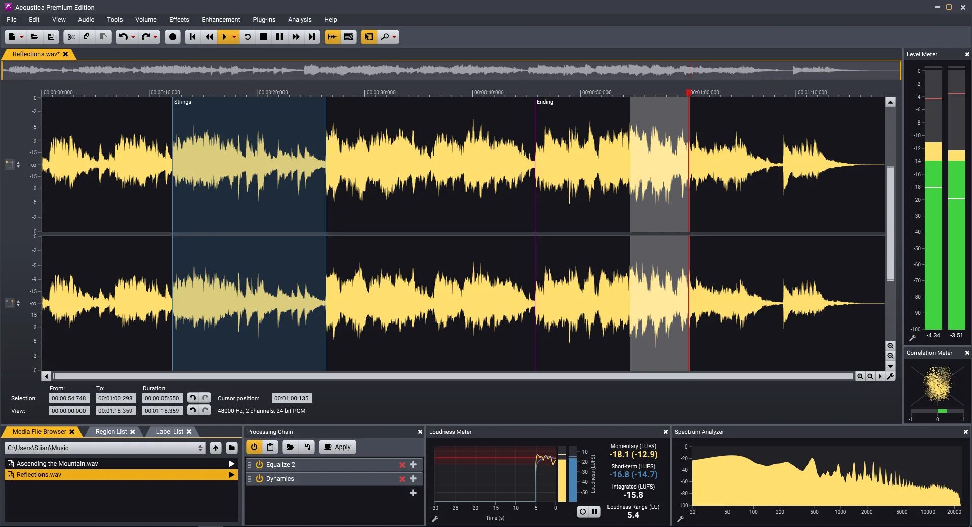 Анализатор шума VST. Acoustica 7. Звуковые плагины. Музыкальный редактор. Audio плагин