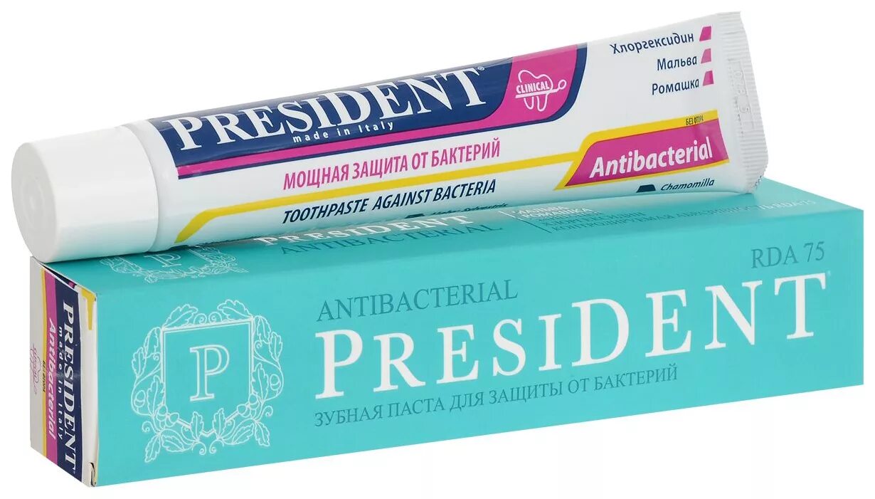 Паста с хлоргексидином. Зубная паста President Antibacterial. President Profi Antibacterial зубная паста. Зубная паста President Antibacterial для защиты от бактерий 75 мл.