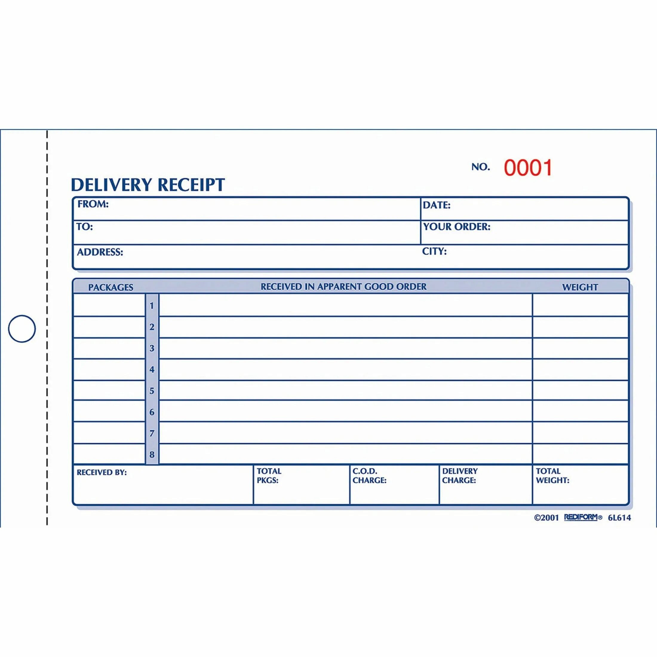Check in form. Delivery form. receipt. квитанция о доставке. receipt book.