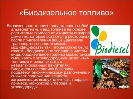 Какой вид топлива считается наиболее экологичным