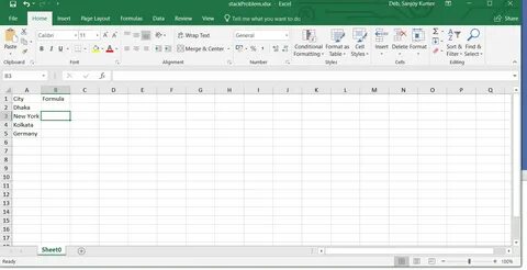 Интерфейс excel