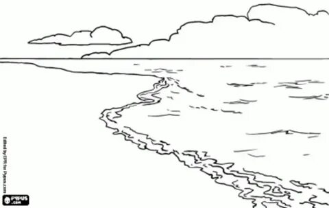 Нарисовать белое море