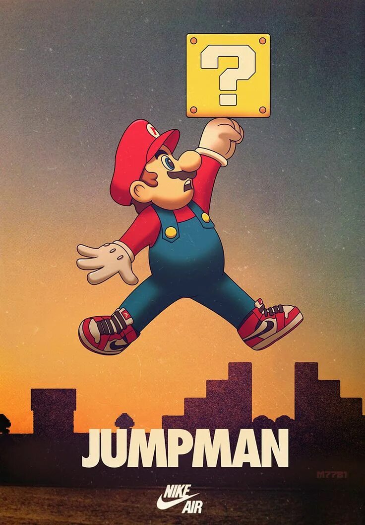 Ить 8. Supreme Mario. Картинки Jumpman Mario. Найк Марио. Mariohs.