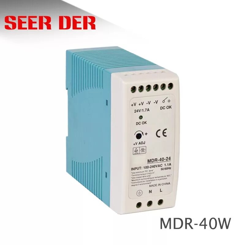 Mdr 40 24. MDR-60-24. Источник питания AC-DC 60w 24v MDR-60-24 MW LPF MDR-60-24. Блок питания MDR-40-24. Mean well AC/DC MDR-40-24 т00252356.