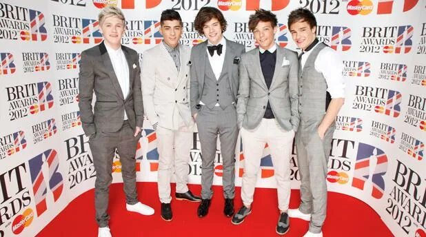 Группа one Direction. One Direction 2012. One Direction участники 2012 год. Brit Awards 2012. Брит д