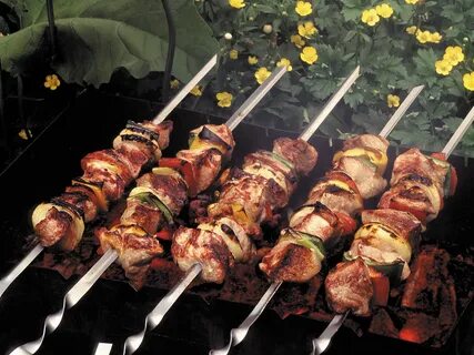 Хлеб мясо шашлык