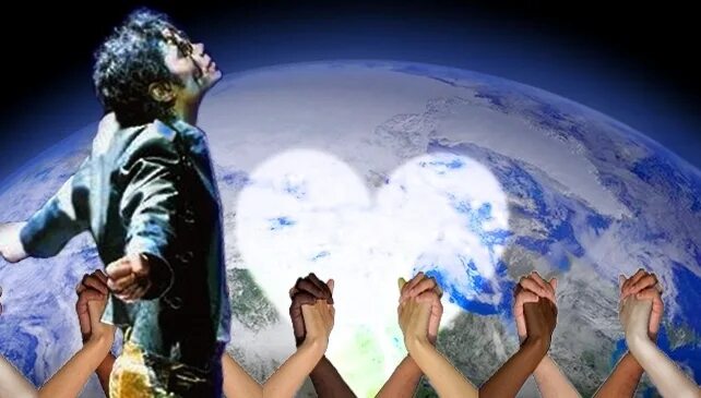 Песня we are the world. Майкл Джексон и Планета. Исцели мир. Майкл Джексон Исцели мир. Исцеляющий мир.