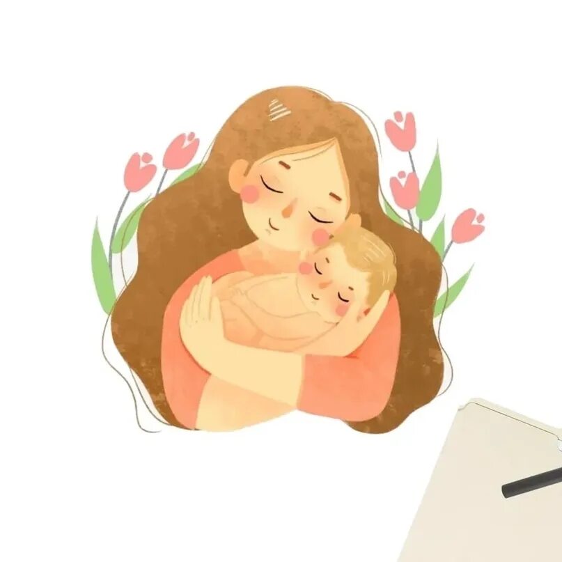 Мама обнимает ребенка под обломками крокус. С днем рождения, доченька!. Мама и ребенок иллюстрация. Мама с ребенком рисунок. Мама обнимает ребенка иллюстрация.