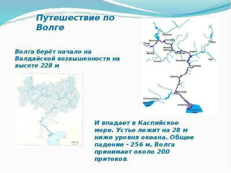 Города стоящие на волге список. Река Волга Исток и Устье притоки. Схема река Волга Устье и Исток. Река Волга от истока до устья. Река Волга на карте России Исток и Устье.