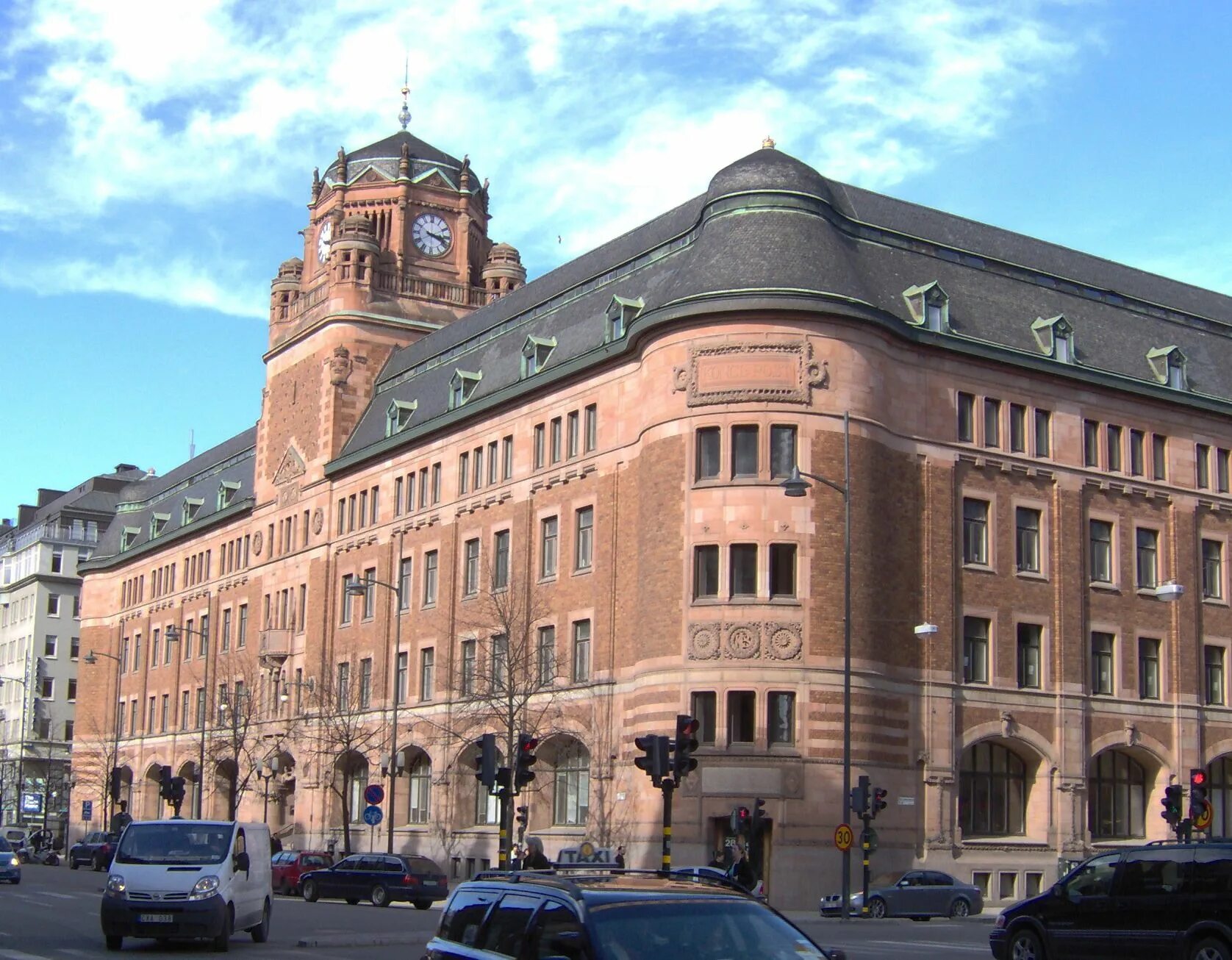 Модерн в Стокгольме. Stockholm 1898. Stockholm Office buildings. Old Ericsson building in Stockholm.