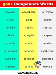 3 compound words