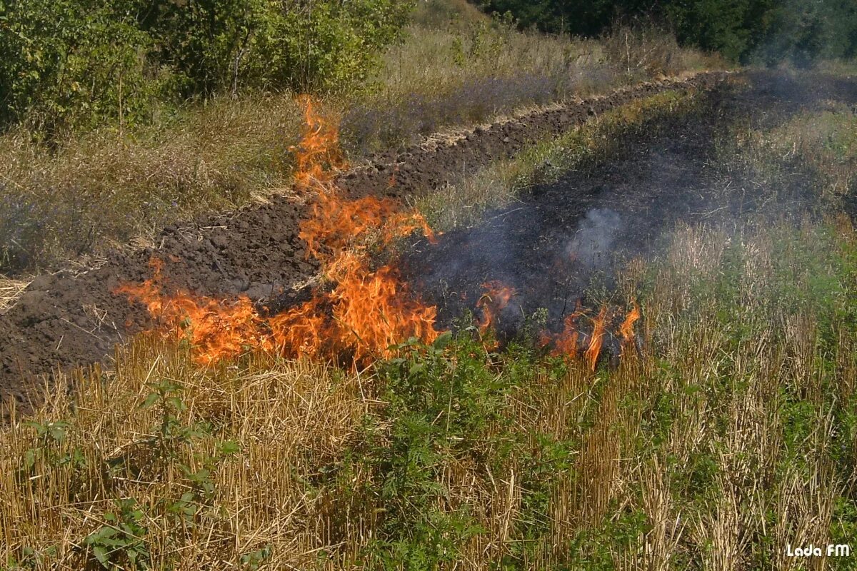 следы пожарищ