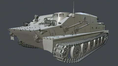 btr-50 3D Модель in Транспорт 3DExport