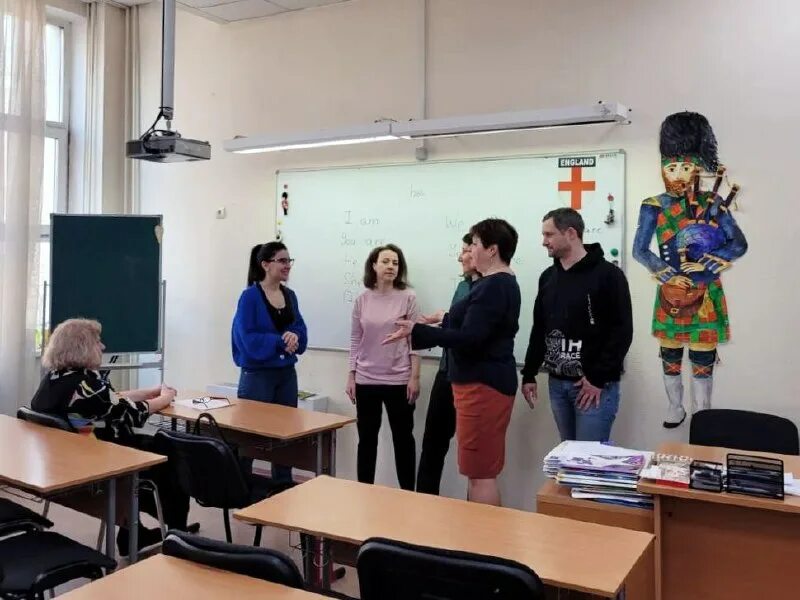 занятия с учениками.