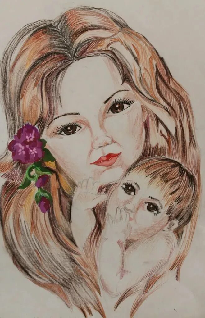 Рисунок на тему мама. Оригинальный рисунок мамы. Рисунок мамы. Рисунки ко дню матери красивые. Оригинальный рисунок мамы.
