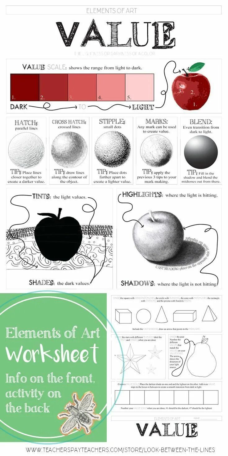 Elements of art. Elements of art value. elements of art worksheets. 7 elements of art.