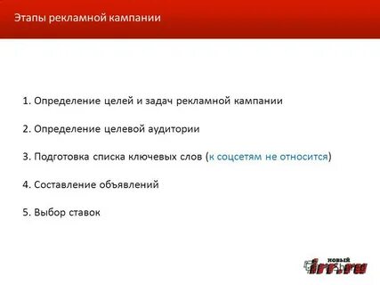 Целевая рекламная кампания