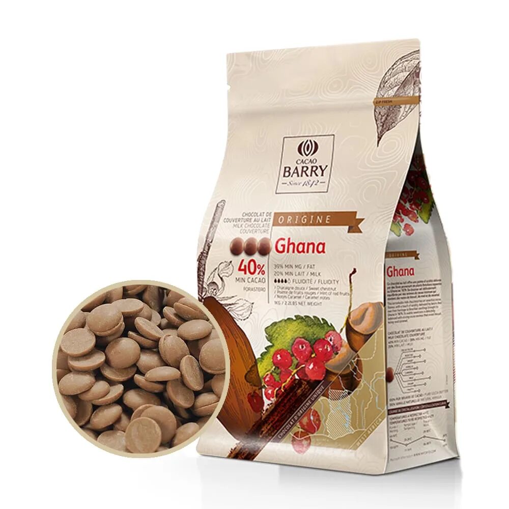 Бари шоколад. Молочный шоколад Ghana Cacao Barry. Шоколад молочный Ghana 40% Cacao Barry (1 кг). Молочный кувертюр какао Барри. Шоколад какао Барри гана.