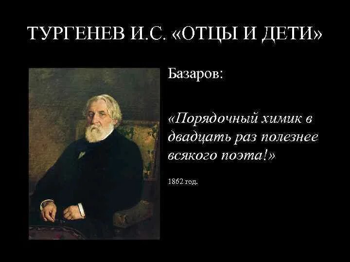 Фраза тургенева. Порядочный Химик в двадцать раз полезнее всякого поэта. Базаров Химик. Порядочный Химик в двадцать раз. Отцы и дети мемы Тургенев.