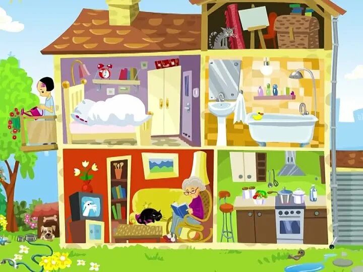 House 3 класс. My first House домик. House inside for Kids. My House for Kids.