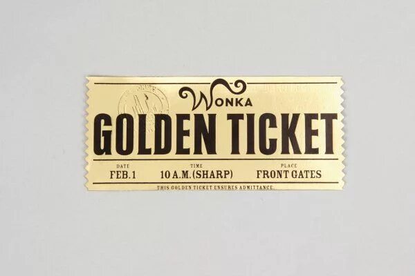 Золотой билет фабрика