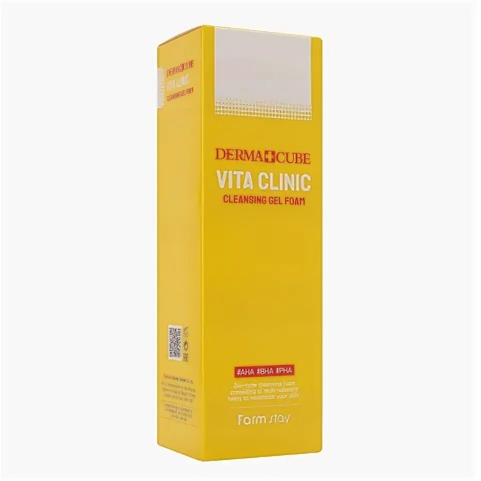 Derma cube. Farm stay] derma cube vita clinic cleansing gel foam - 180ml. пенка для умывания dermacube vita clinic cleansing gel foam 180ml. farm stay derma cube vita clinic cleansing gel foam. витаминная пенка для умывания farm stay dermacube vita clinic cleansing gel foam, 180 мл.