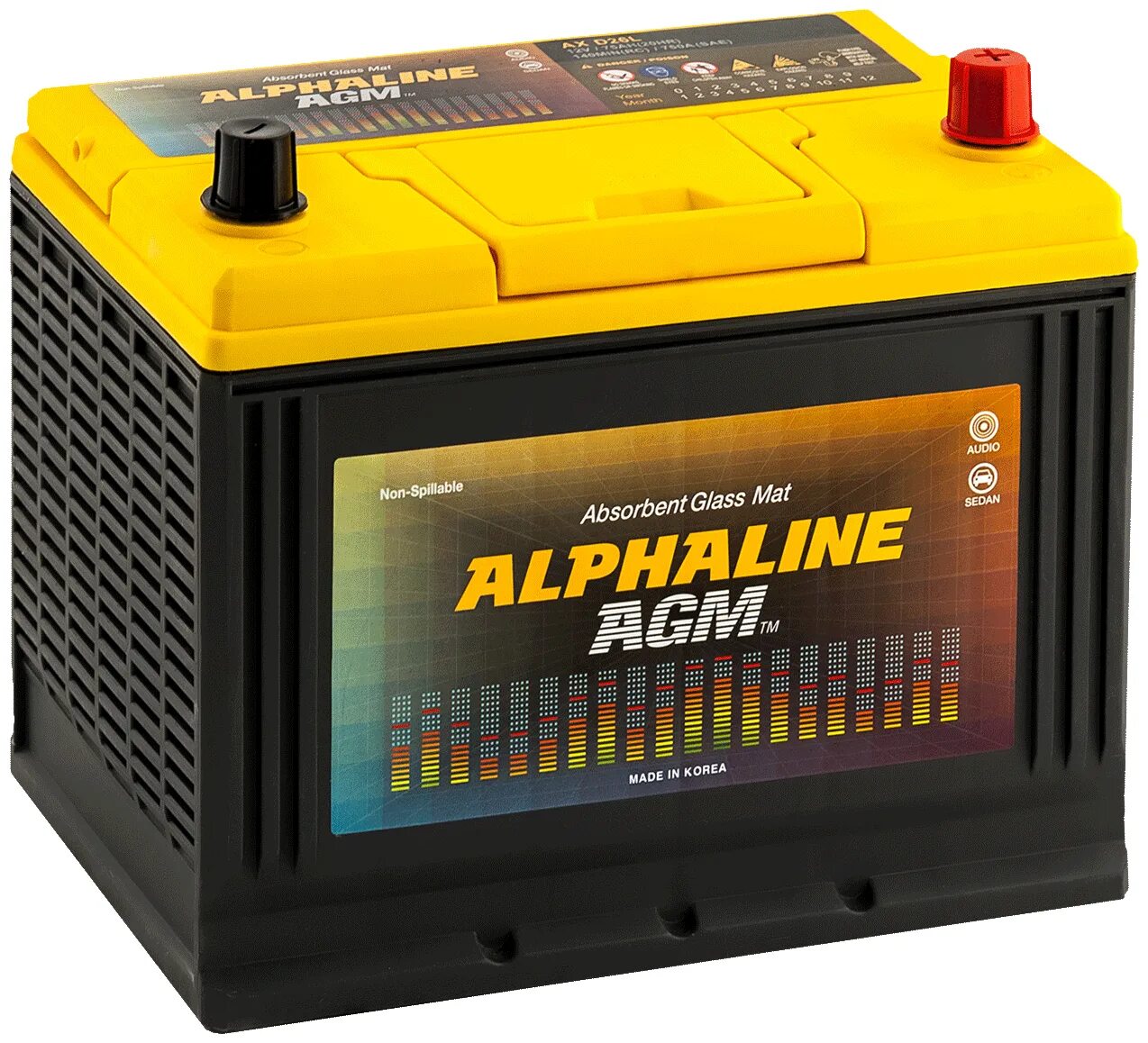 Аккумулятор автомобильный alphaline. ALPHALINE AGM AX d26l. Аккумулятор ALPHALINE AGM. ALPHALINE AGM 65 обр (35-650, d23l). ALPHALINE AGM 95.