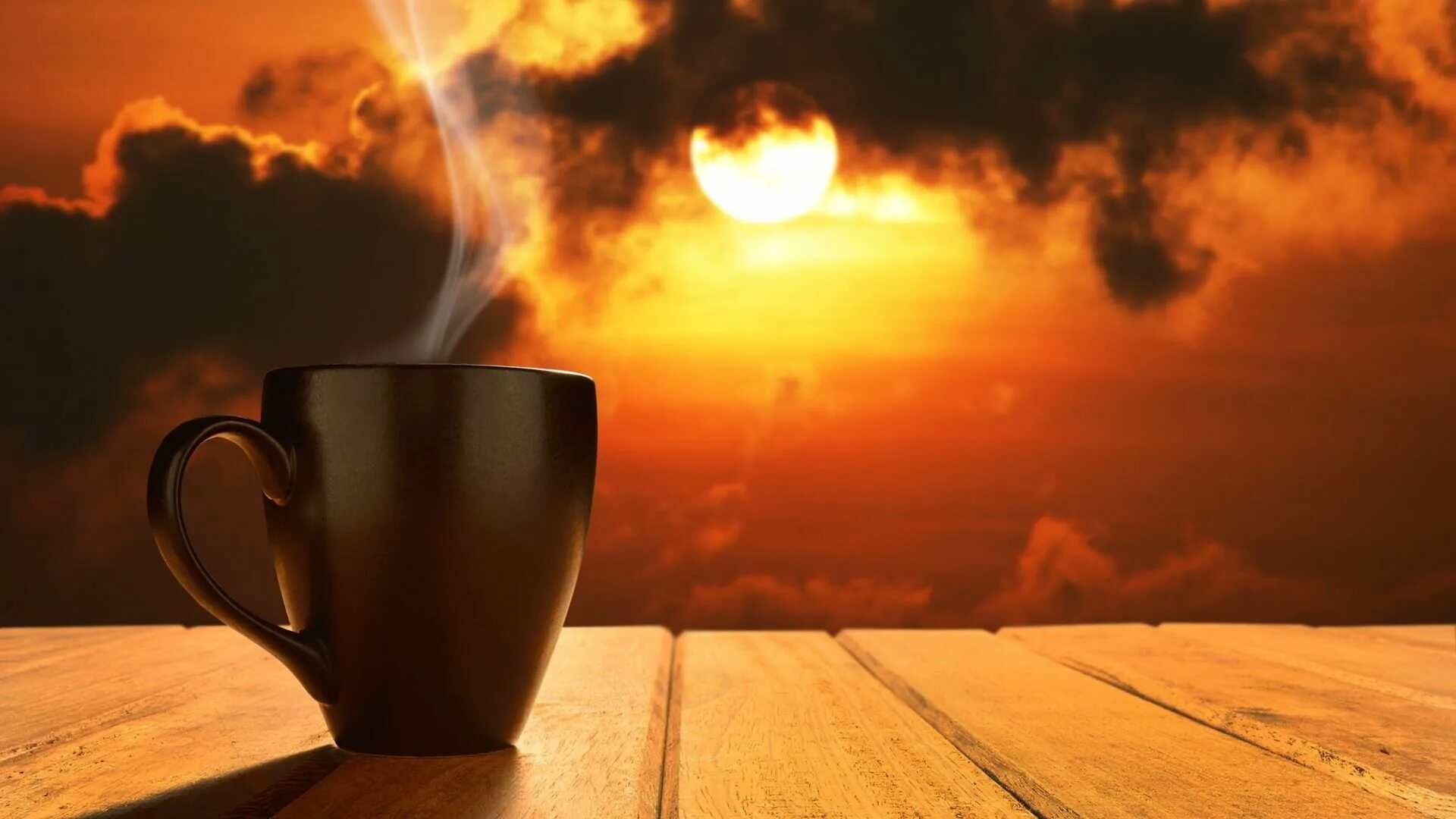 Утренняя бодрящая музыка. Доброе утро Восход. Утро солнце. Чай на закате. Утро солнце чашка кофе.