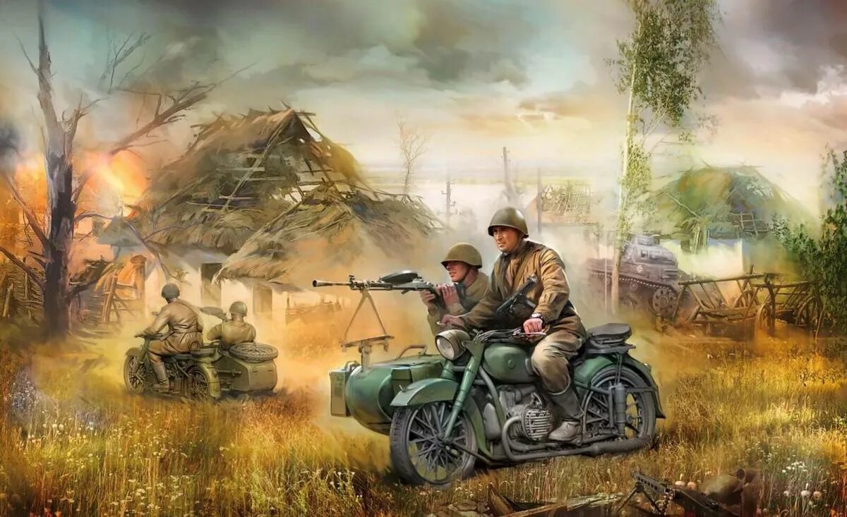 Изображения на военную тему