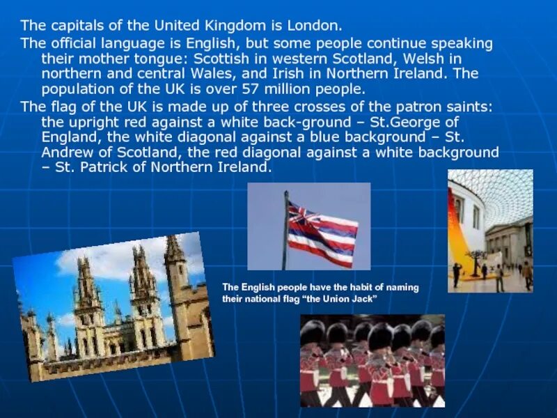 London is the Capital of the uk. The Official language of the uk. The Official language of the uk is English.. The Official language of the United Kingdom презентация.