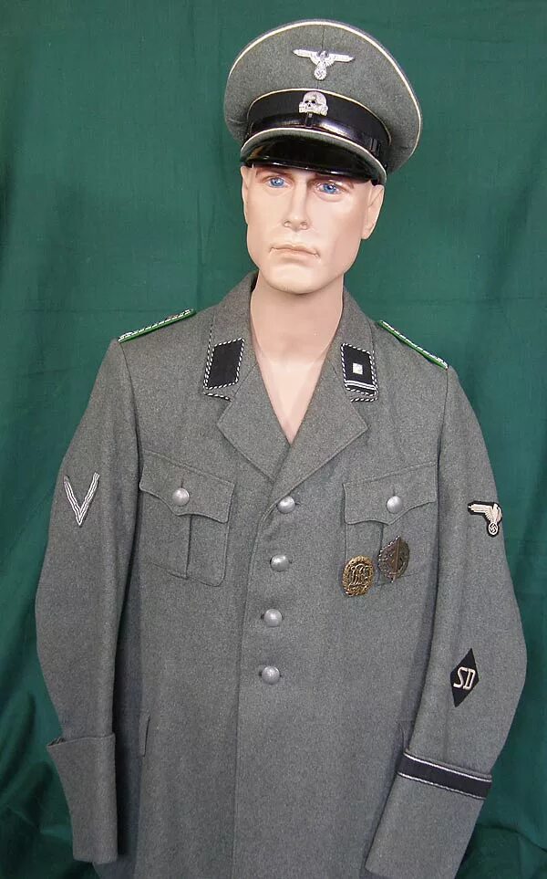 Форма сс. SD Waffen SS форма. СС СД гестапо. SD ,рейха форма рейха. Форма офицера Ваффен СС.