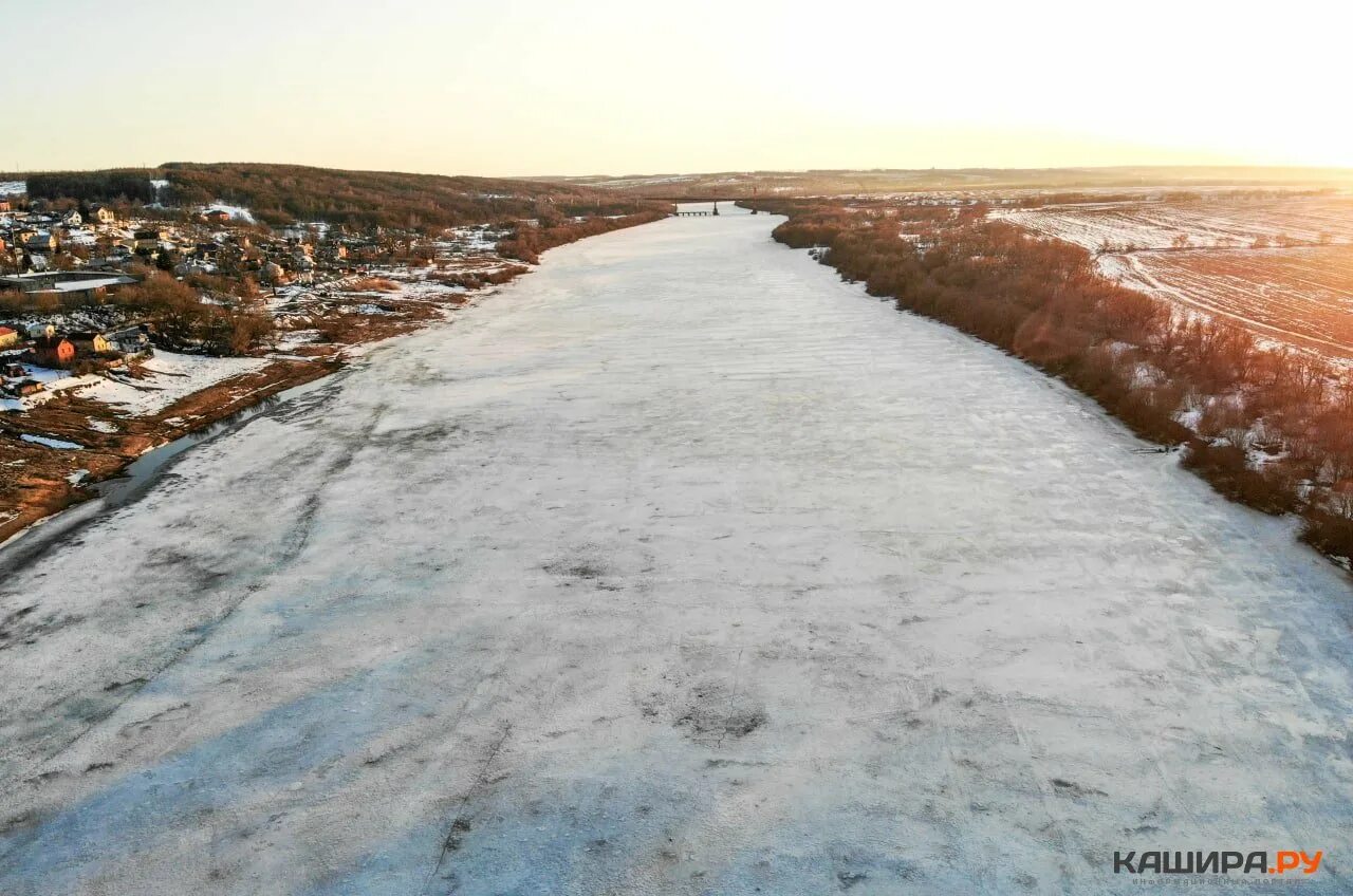 Кашира зона подтопления. Половодье Ока Кашира вскрылся лед.