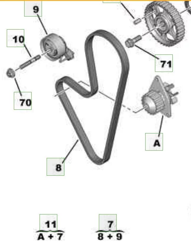 Схема ремня ГРМ Пежо 206 1.4. Схема ремня генератора Peugeot 206 1.4. Схема ремня генератора Пежо 206. ГРМ Пежо 206 1.1. Метки грм 206