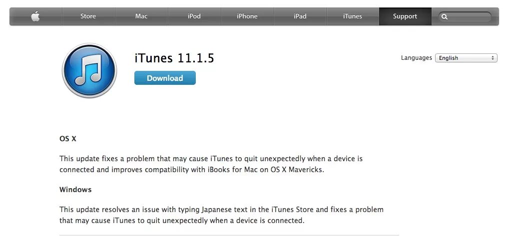 Itunes версия для windows 7