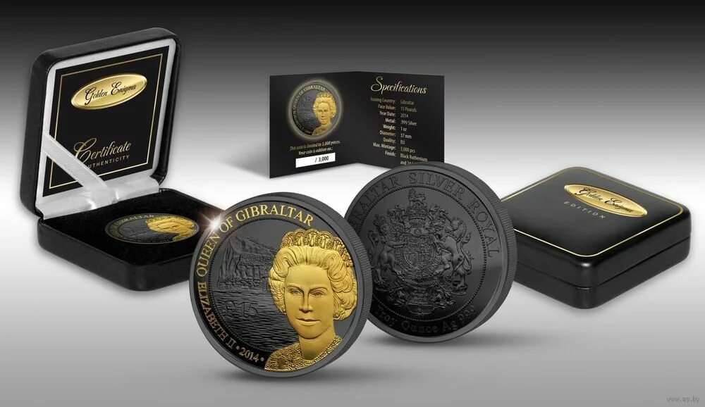 2 pounds 2014г (britannia - silver with gold plating). монеты серия золотая энигма купить. монета премиум. золотая энигма. монета из черного золота.