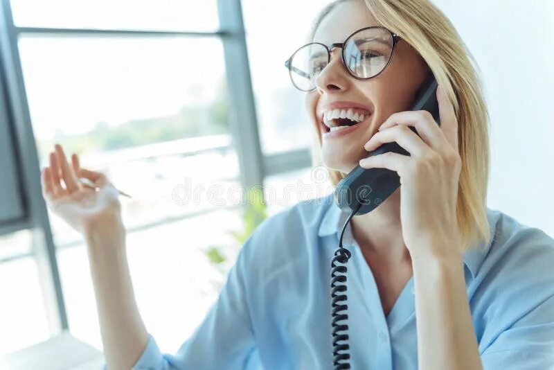 Who is talking on the phone