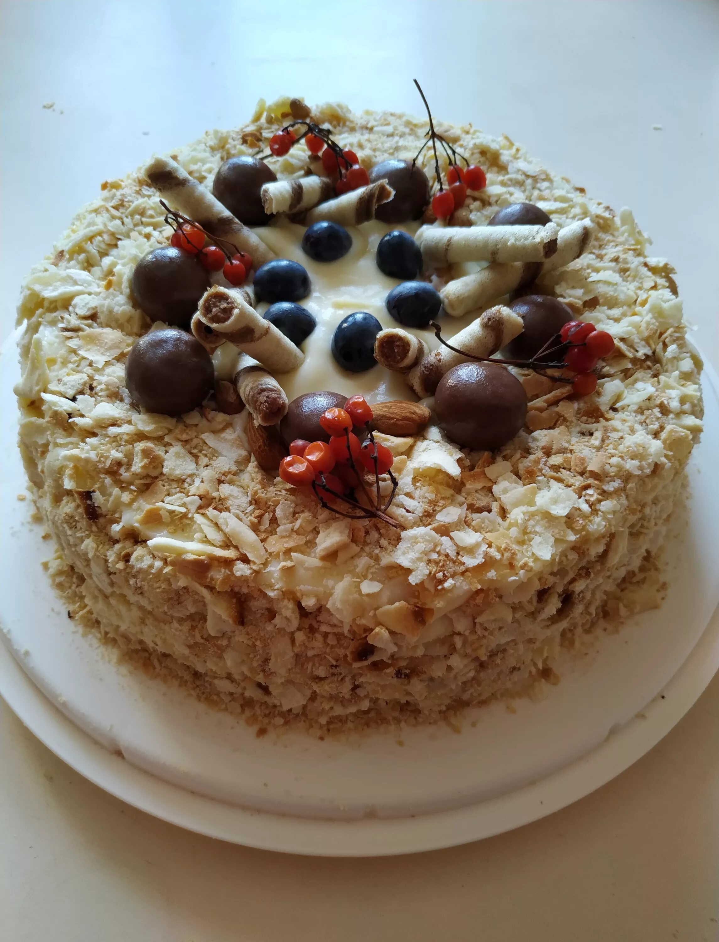 Homemade Russian Napoleon cake. Was it good? Da comrade! OC 1080x1020 Bolo, Bolo